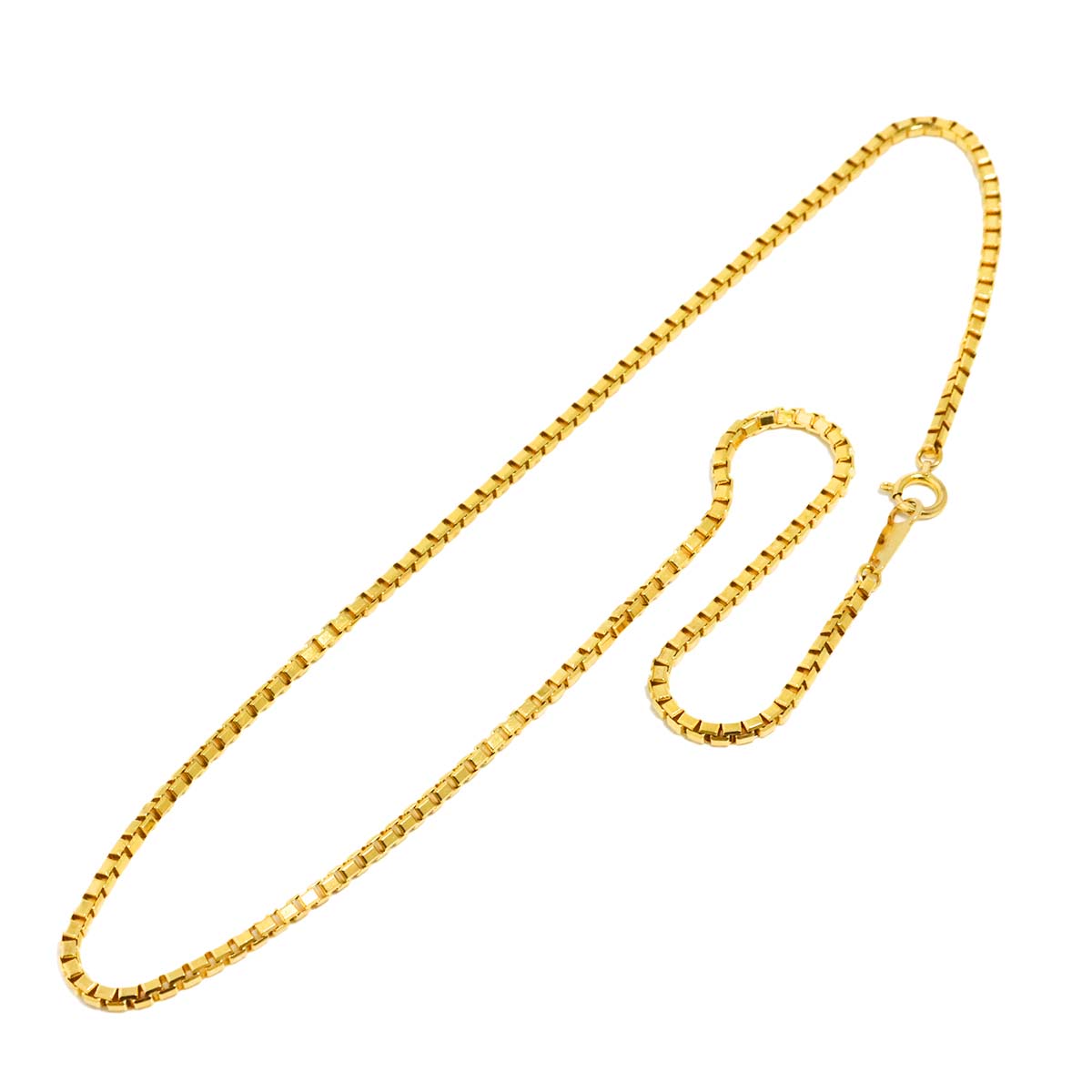 Venetian Necklace 18K K18 YG Yellow Gold 750
