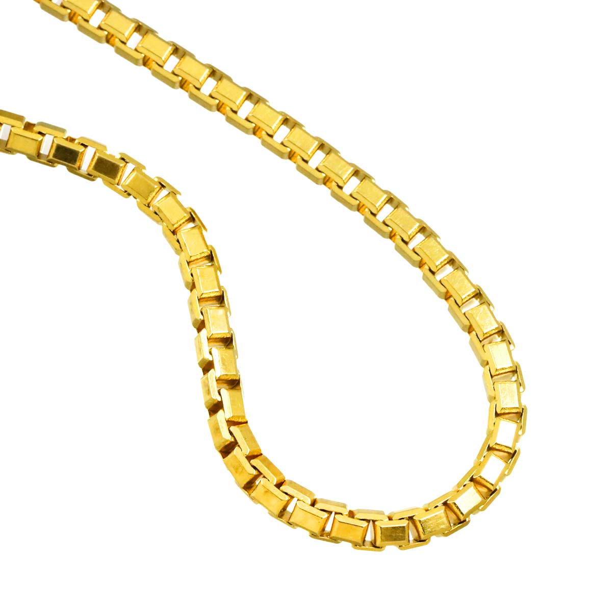 Venetian Necklace 18K K18 YG Yellow Gold 750