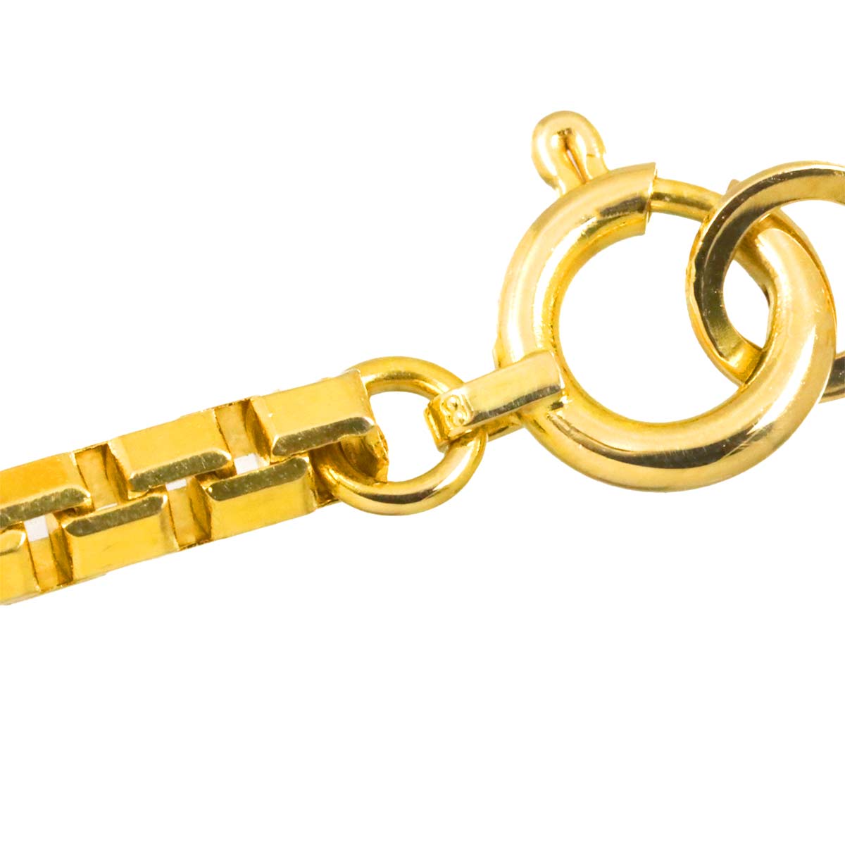 Venetian Necklace 18K K18 YG Yellow Gold 750