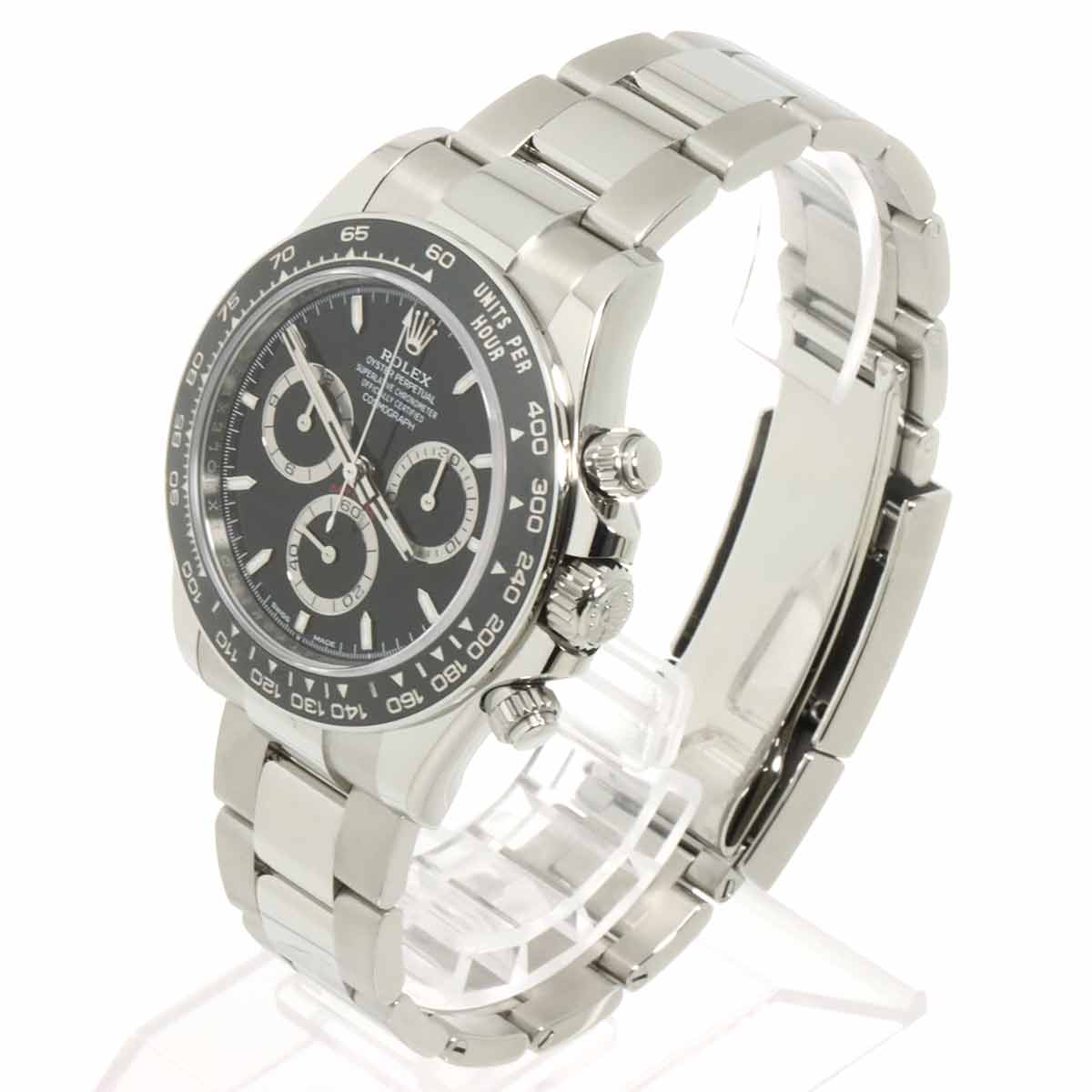 Daytona 126500LN Serial Random Chronograph Black Dial Mens