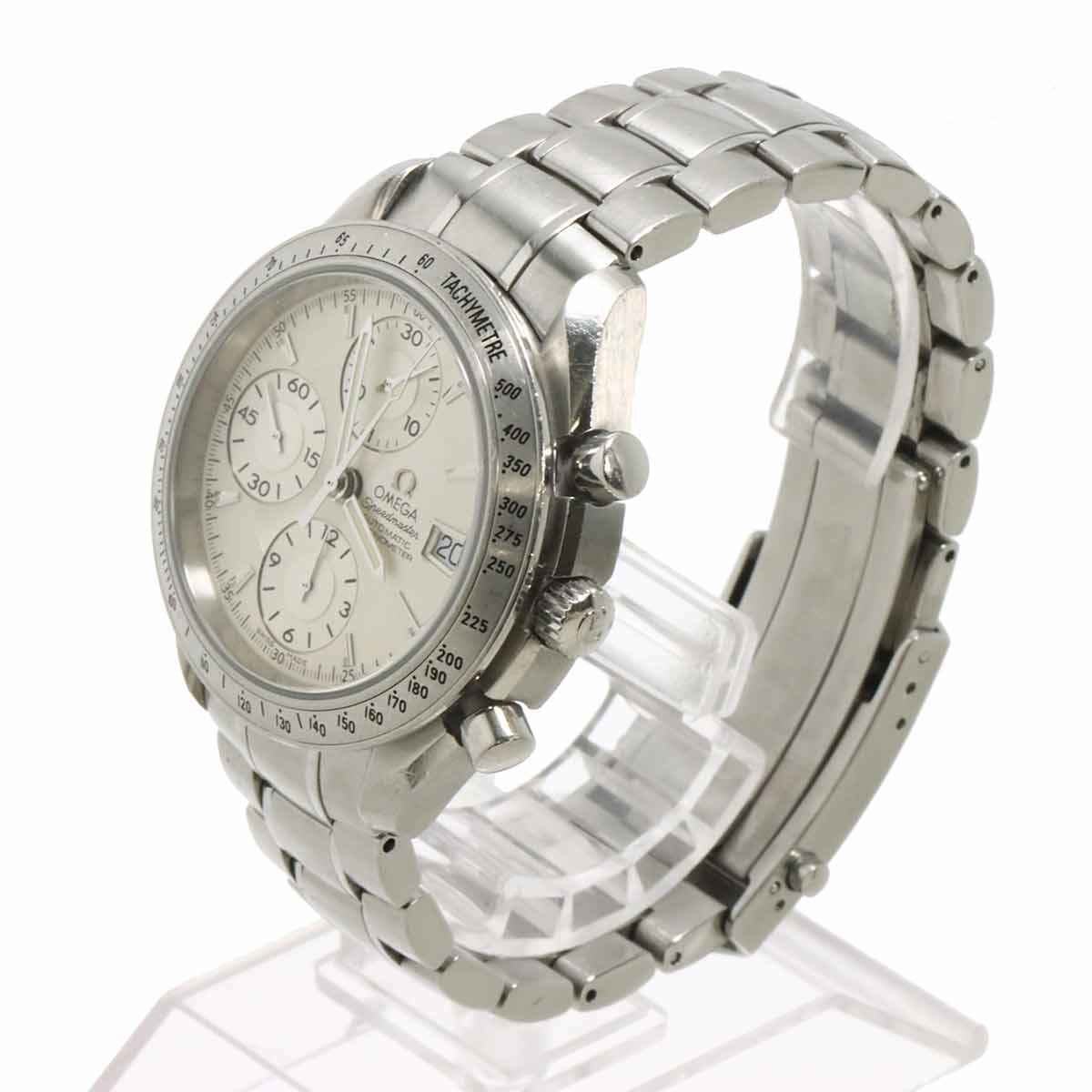 Speedmaster Date 3211 30 Chronograph Automatic Silver Dial Mens