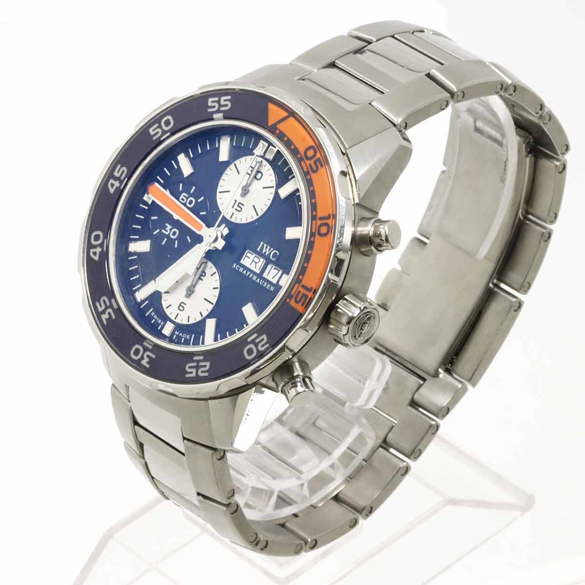 Aqua Timer IW376703 Chronograph Automatic Black Dial Mens Watch