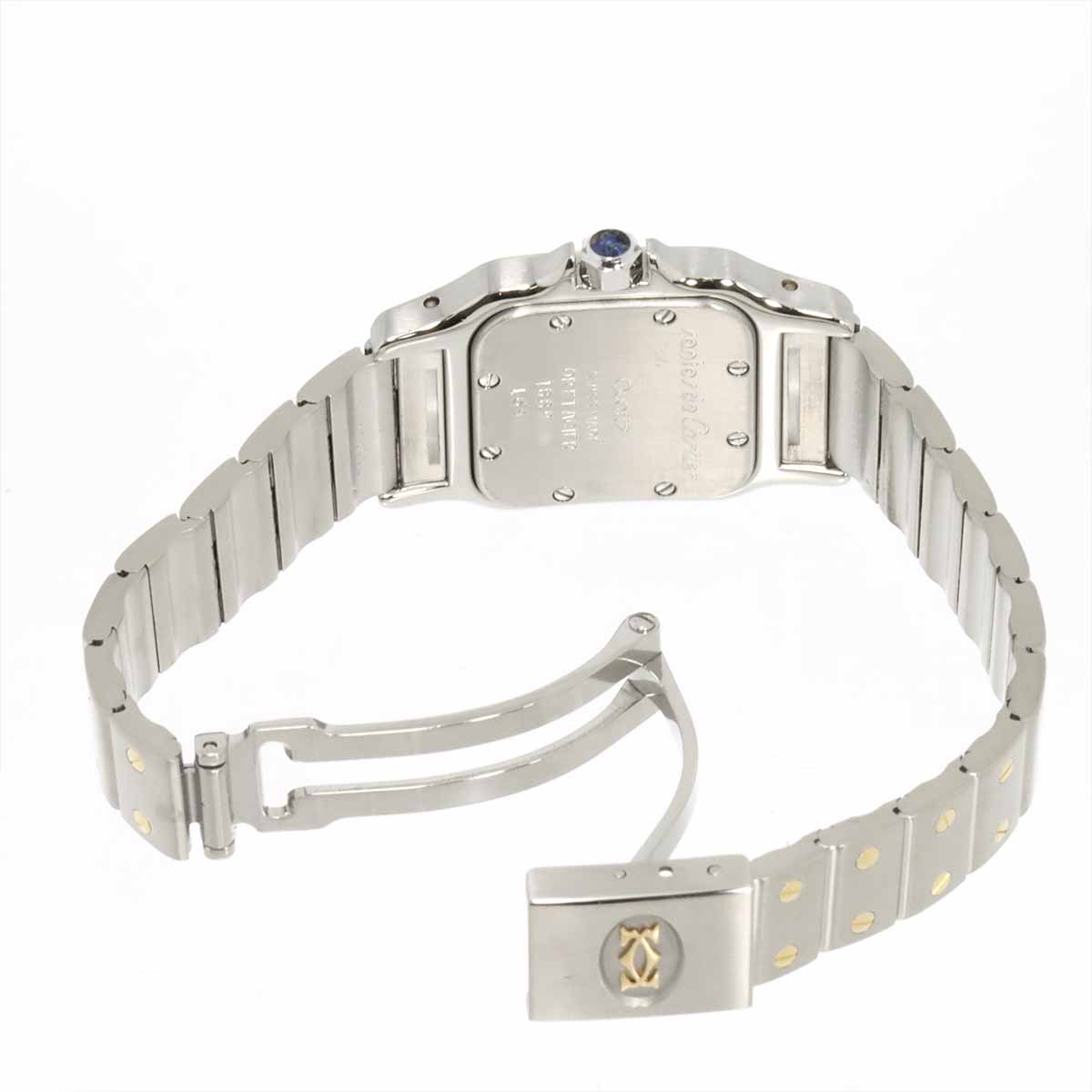 Santos Galbee W20012C4 750 YG Cream Dial Ladies Watch
