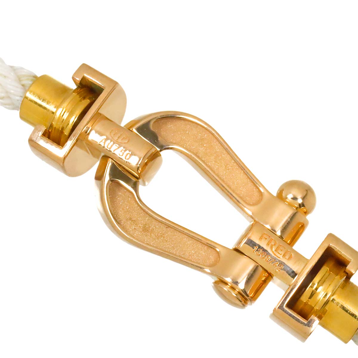 Force 10 Multi Stone Bracelet MM 18K PG 750 Steel size15