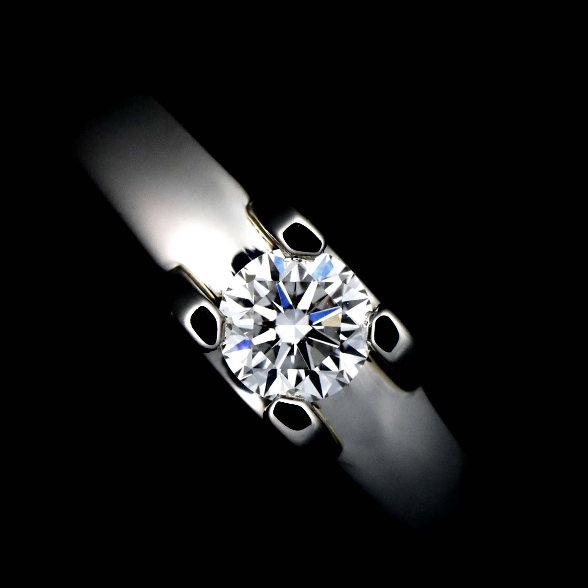 C deDiamond 0.23ct E/VVS1 Ring Pt Platinum size47 4(US)