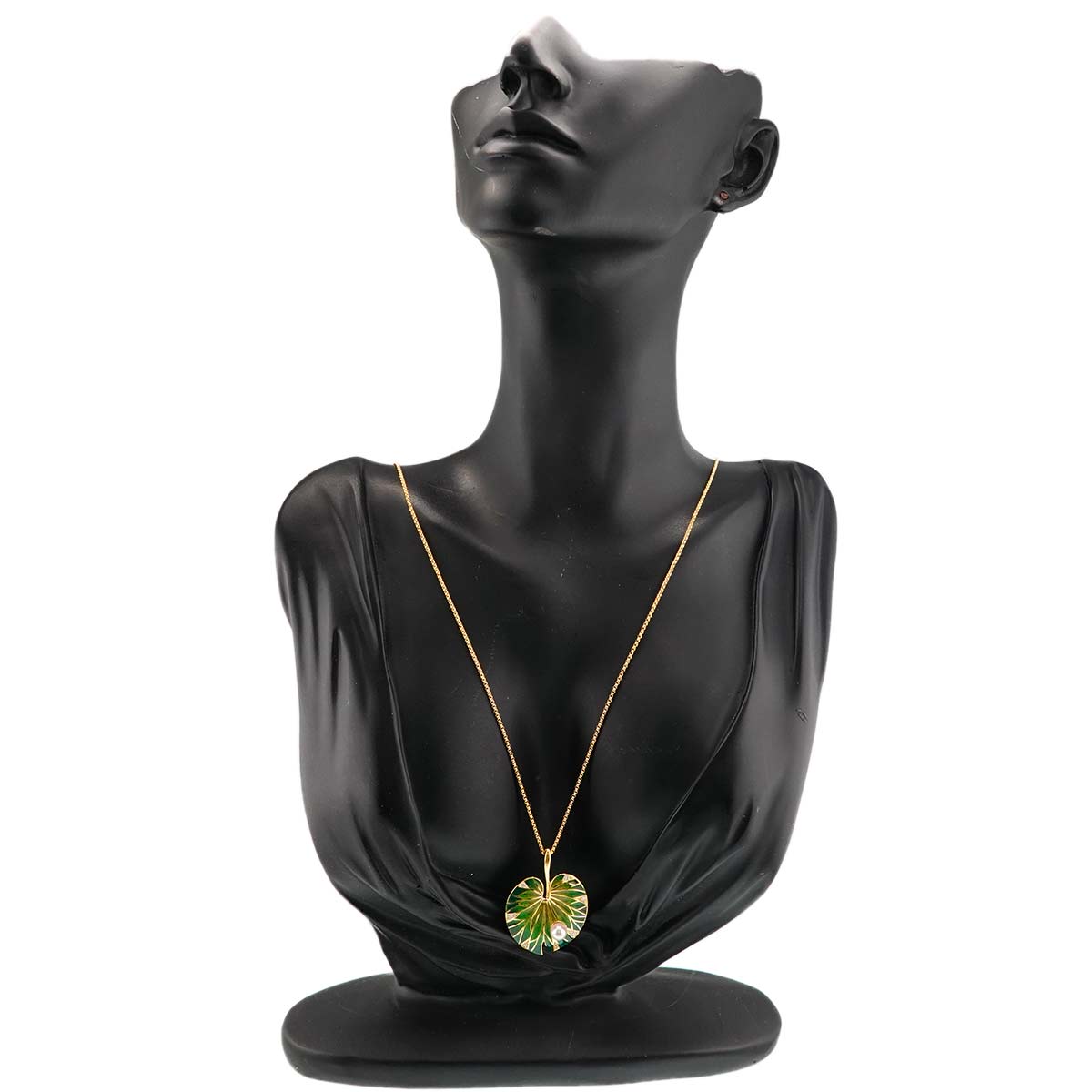 Akoya Pearl 5.3mm Diamond 0.12ct Necklace 18K K18 YG 750