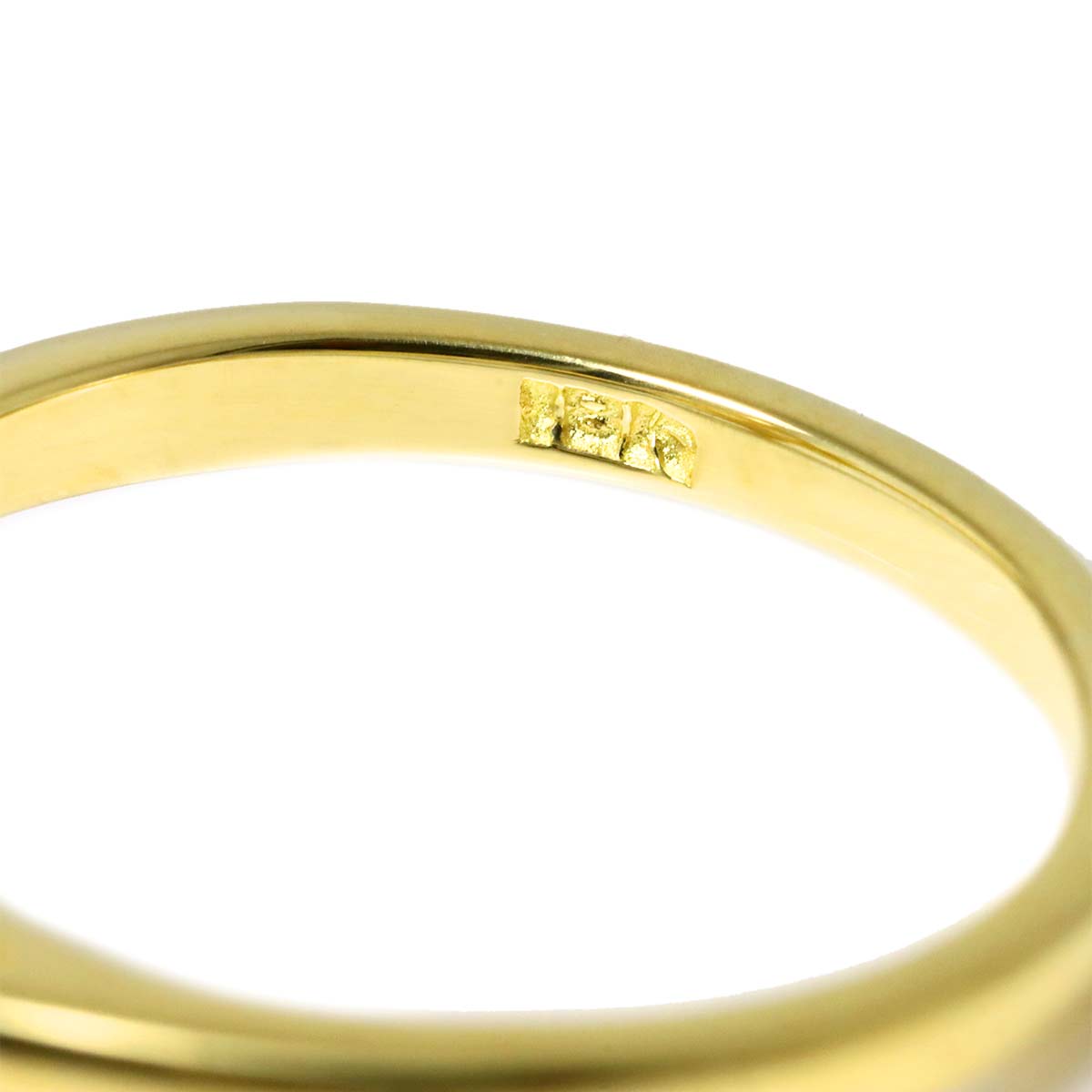Diamond Ring 18K YG 750 size5.75-6(US)