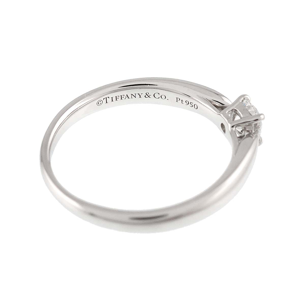 Harmony Diamond 0.23ct F/VS1/3EX Ring Platinum Size4.5(US)