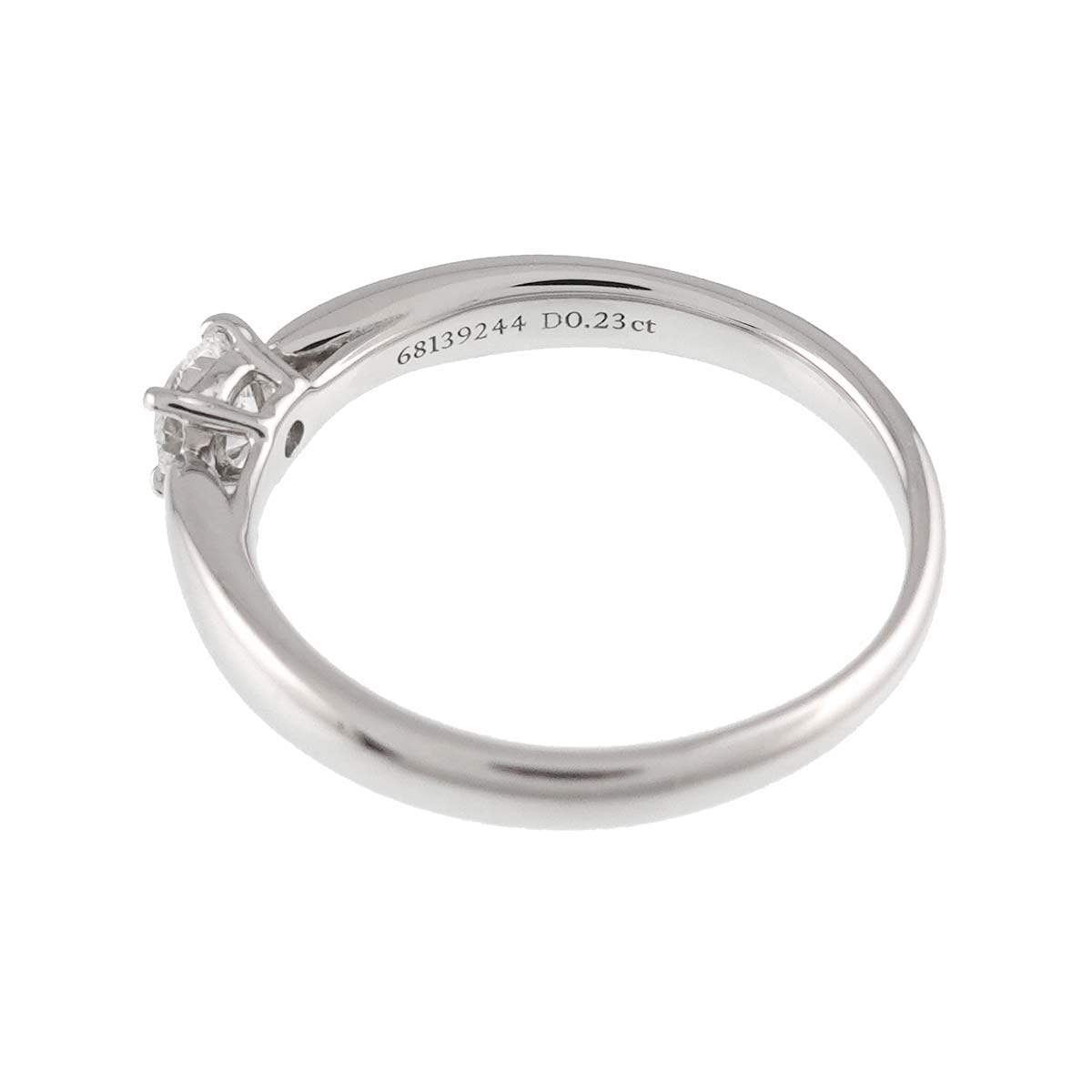 Harmony Diamond 0.23ct F/VS1/3EX Ring Platinum Size4.5(US)