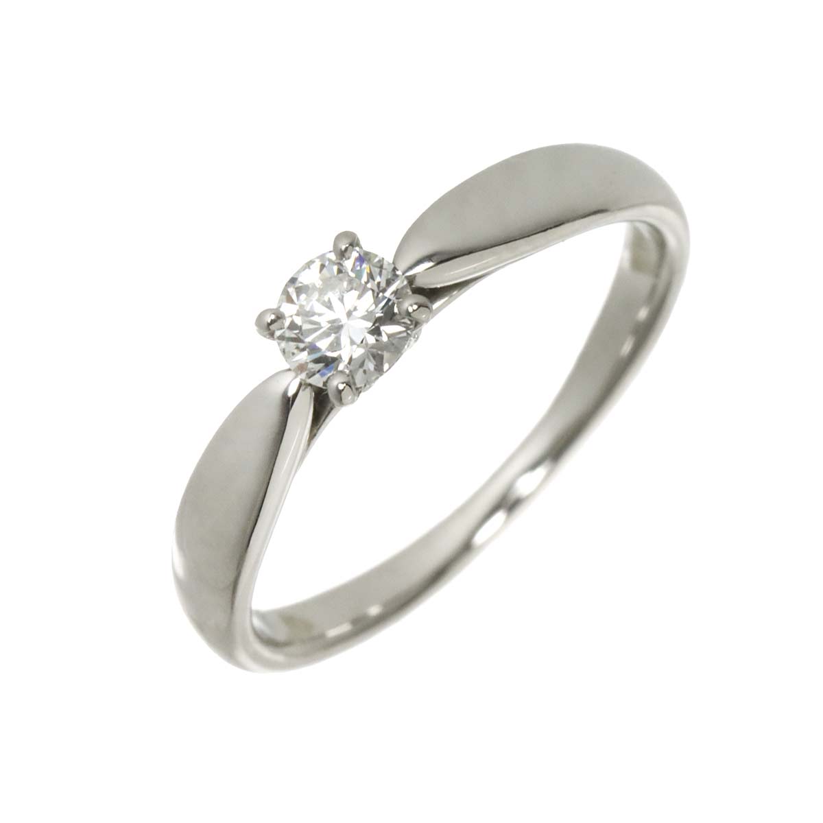 Harmony Diamond 0.23ct F/VS1/3EX Ring Platinum Size4.5(US)