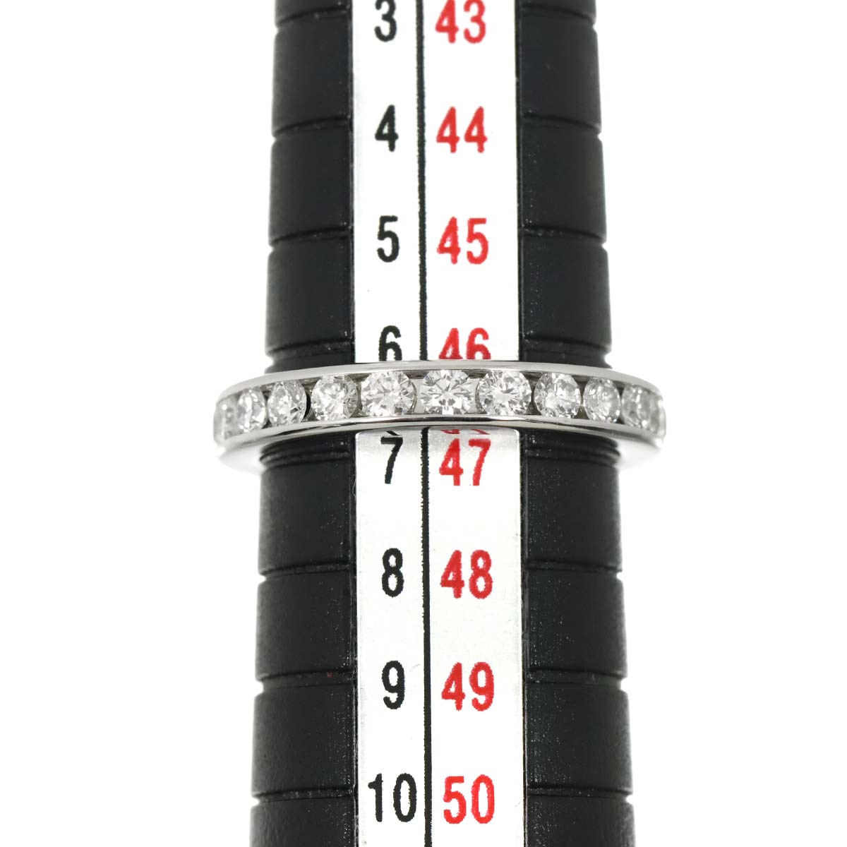 Full Etanity band Ring Diamond Platinum Size3.75-4(US)