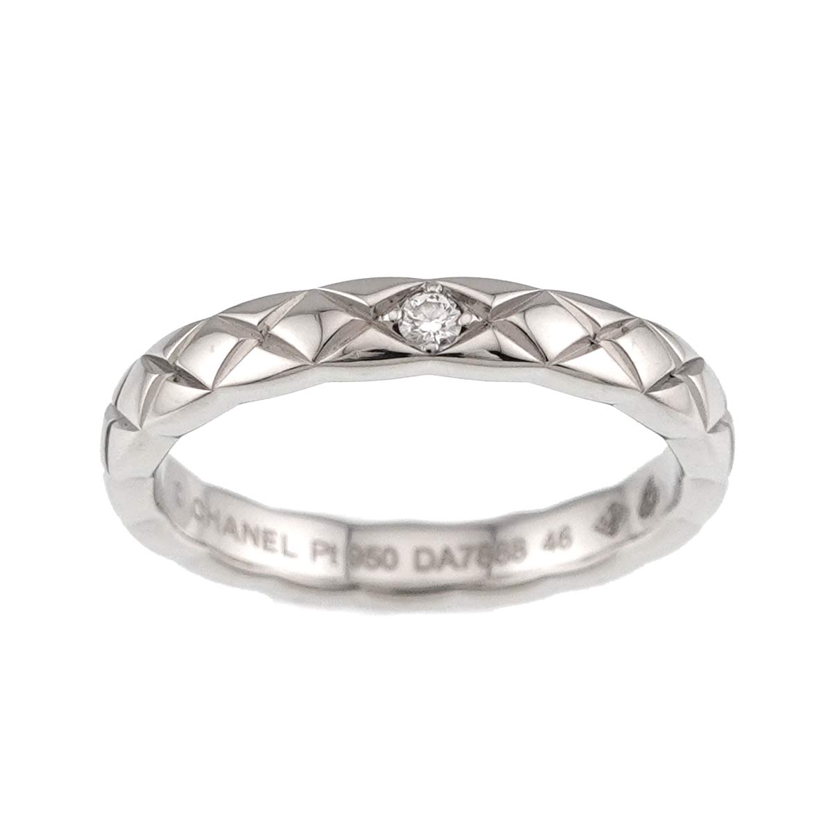 Coco Crush SM Diamond Ring Pt Platinum size46 3.25-3.75(US)