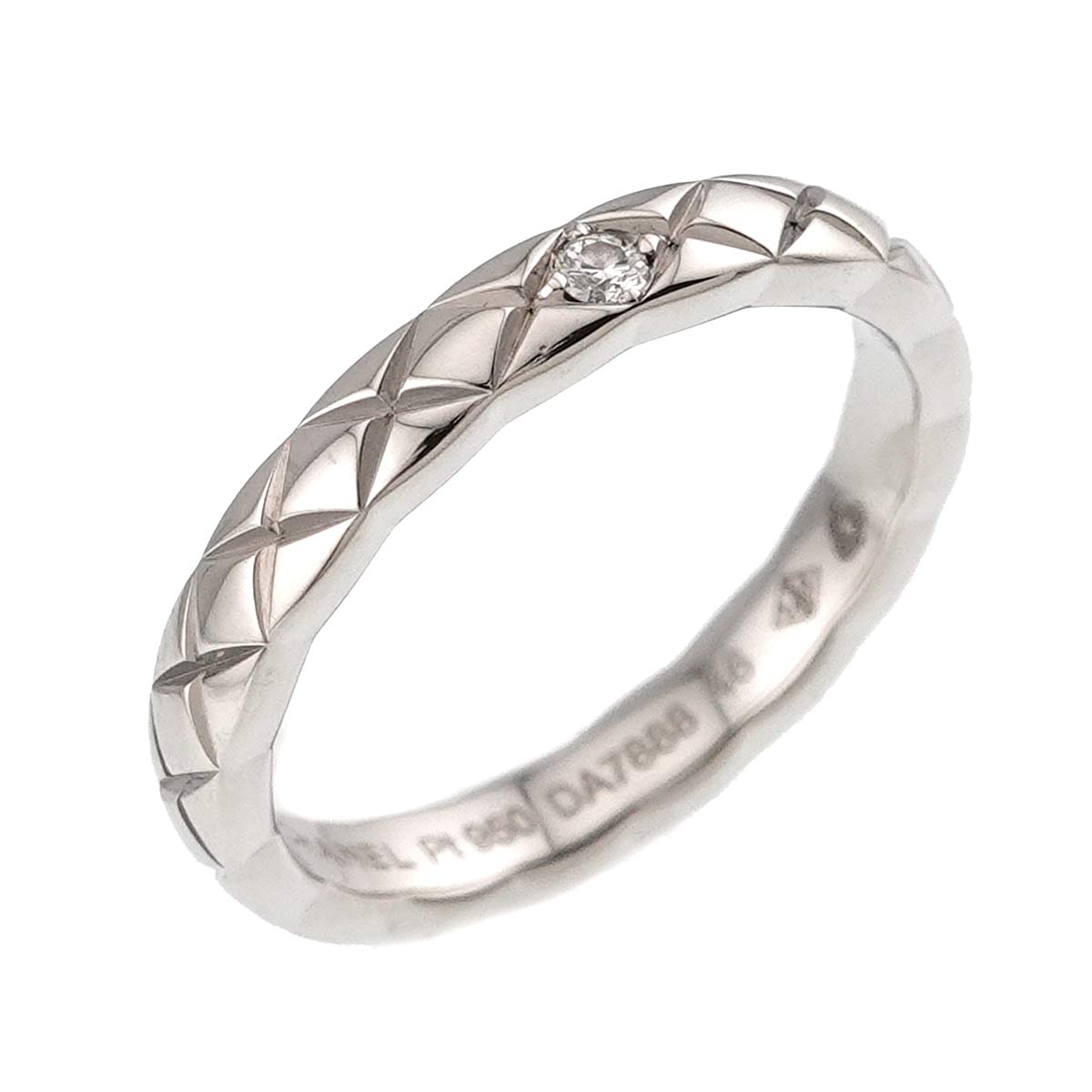 Coco Crush SM Diamond Ring Pt Platinum size46 3.25-3.75(US)