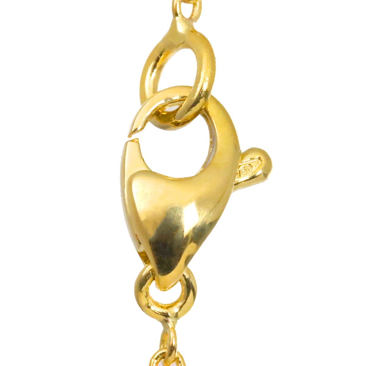 Multi Stone Necklace 18K Yellow Gold 750