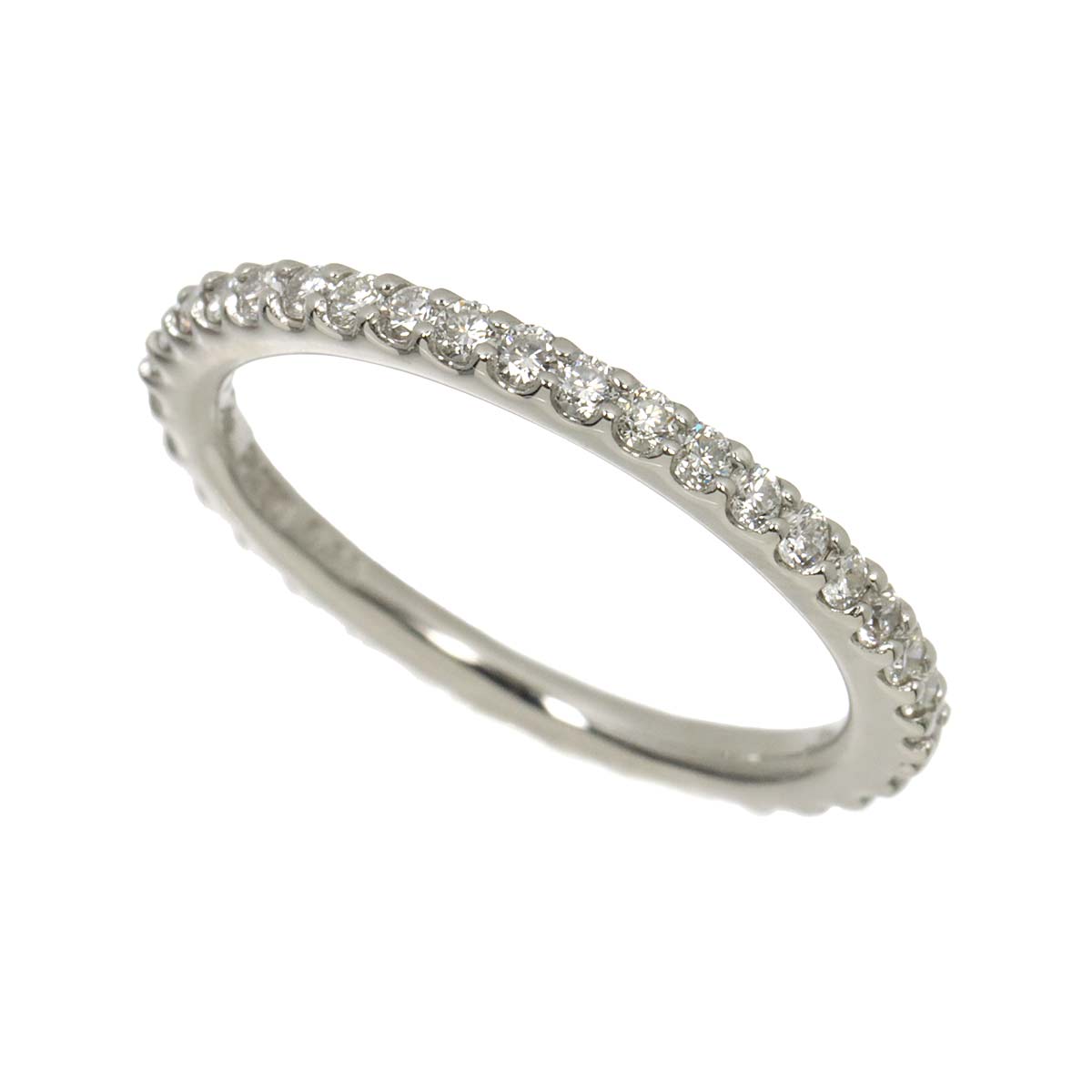 Half Diamond 0.28ct Ring Pt Platinum Size4.75-5(US)