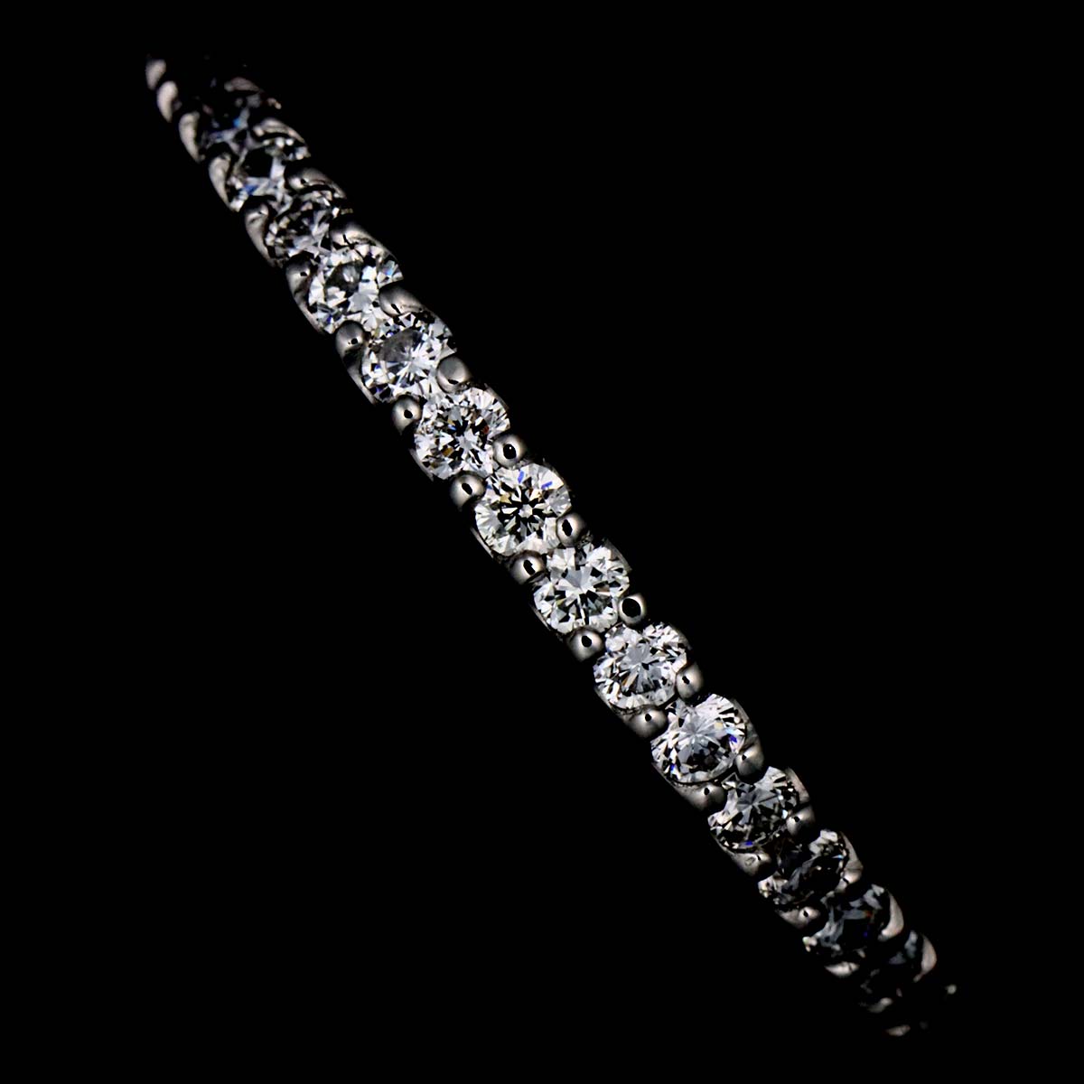 Half Diamond 0.28ct Ring Pt Platinum Size4.75-5(US)