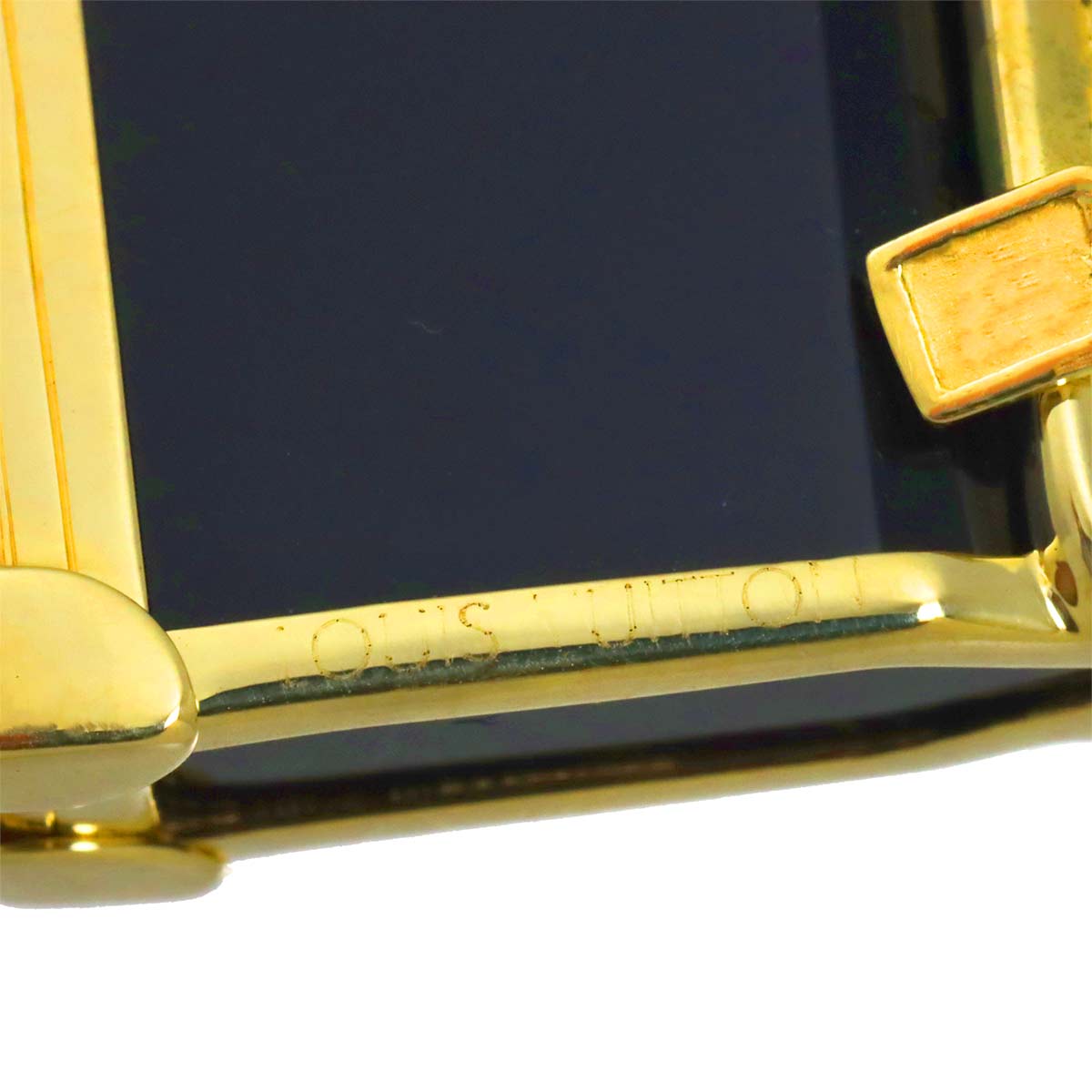 Steamer Bag Onyx Charm Pendant Top 18K YG 750