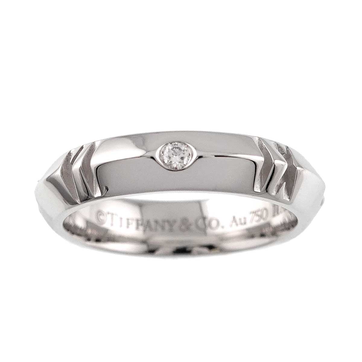 Atlas Diamond 0.10ct Ring 18K White Gold 750 size4.75-5(US)