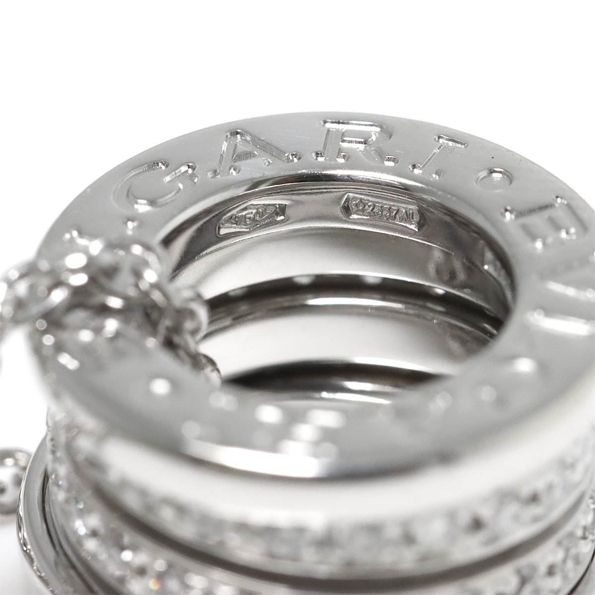 B-ZERO1 Diamond Necklace 18K WG White Gold 750