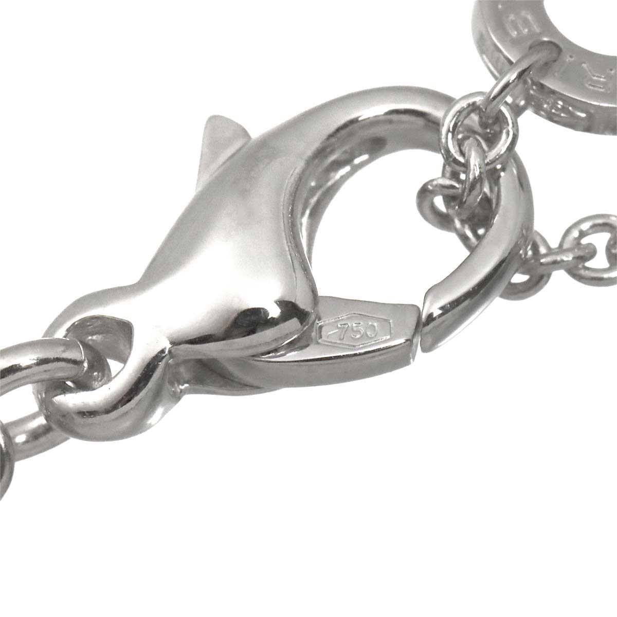 Cicladi Diamond Necklace 18K White Gold 750