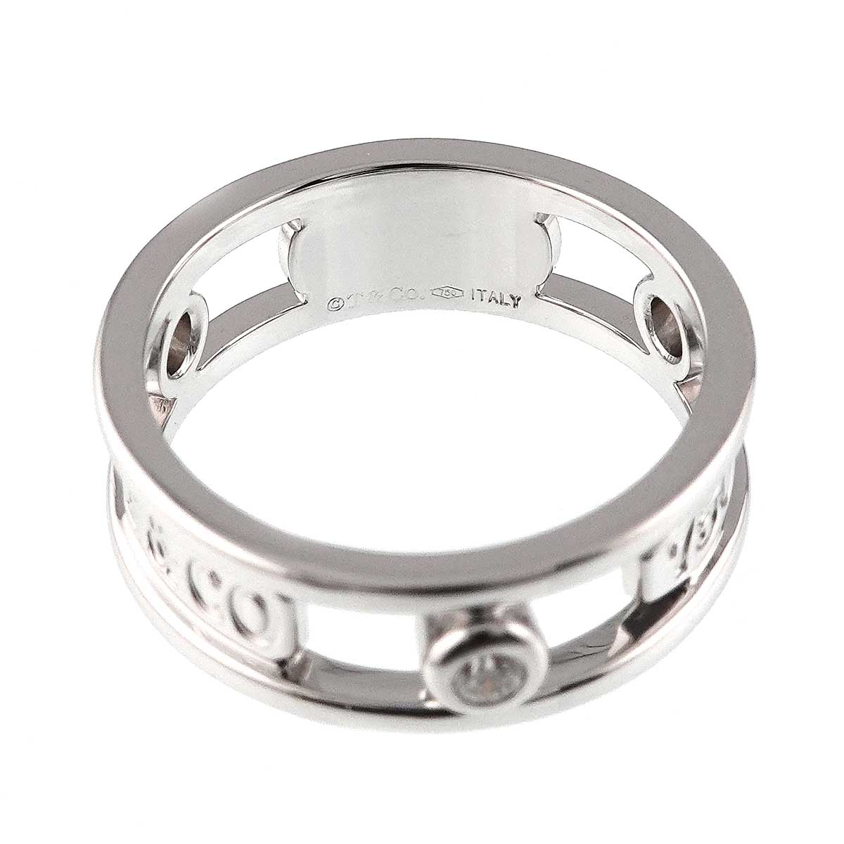 1837 Element Diamond Ring 18K WG Size5.75-6(US)