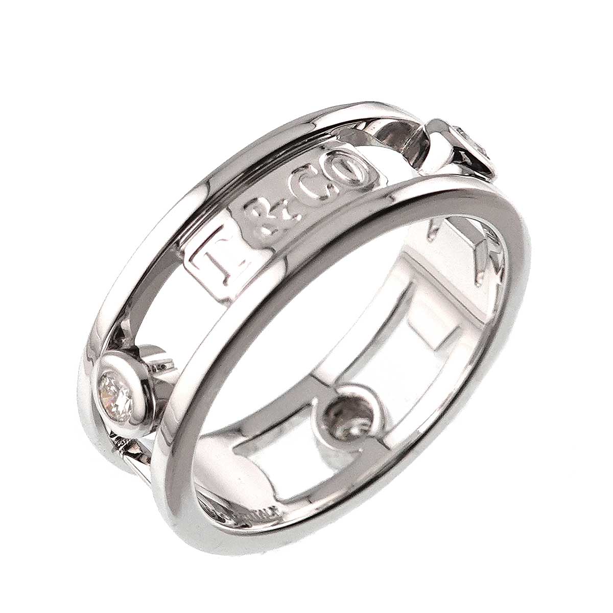 1837 Element Diamond Ring 18K WG Size5.75-6(US)