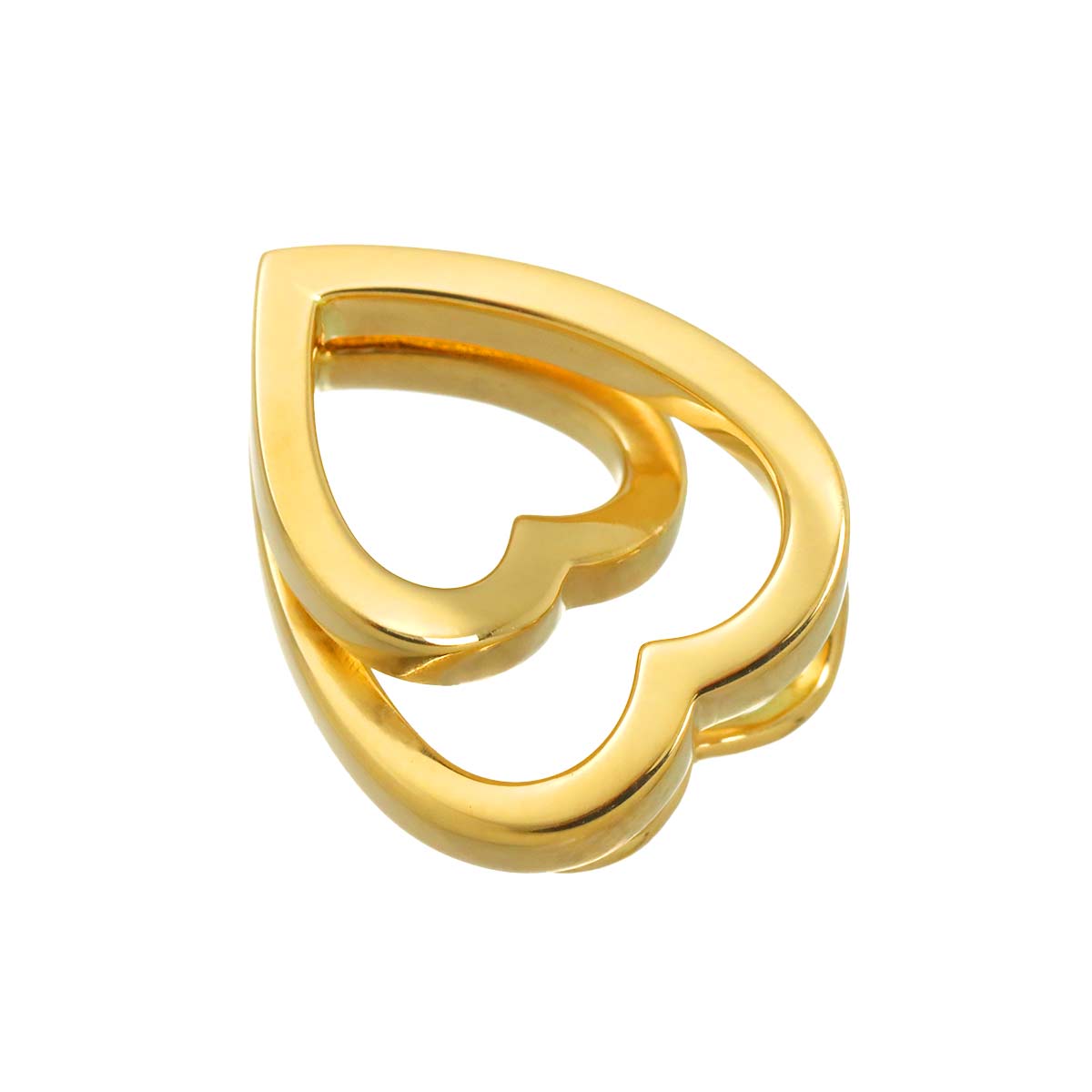 Heart Pendant Top 18K Yellow Gold 750