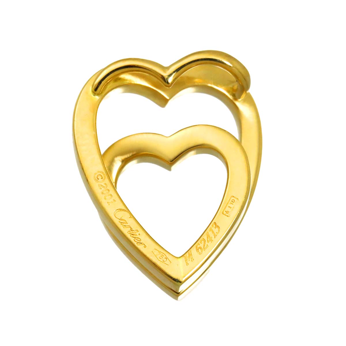 Heart Pendant Top 18K Yellow Gold 750