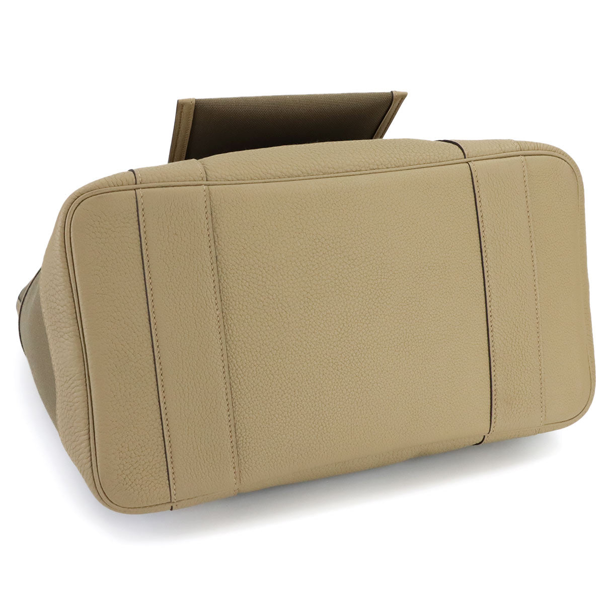 Garden Party Pockets Vertical Bag Toile Militaire Beige marfa