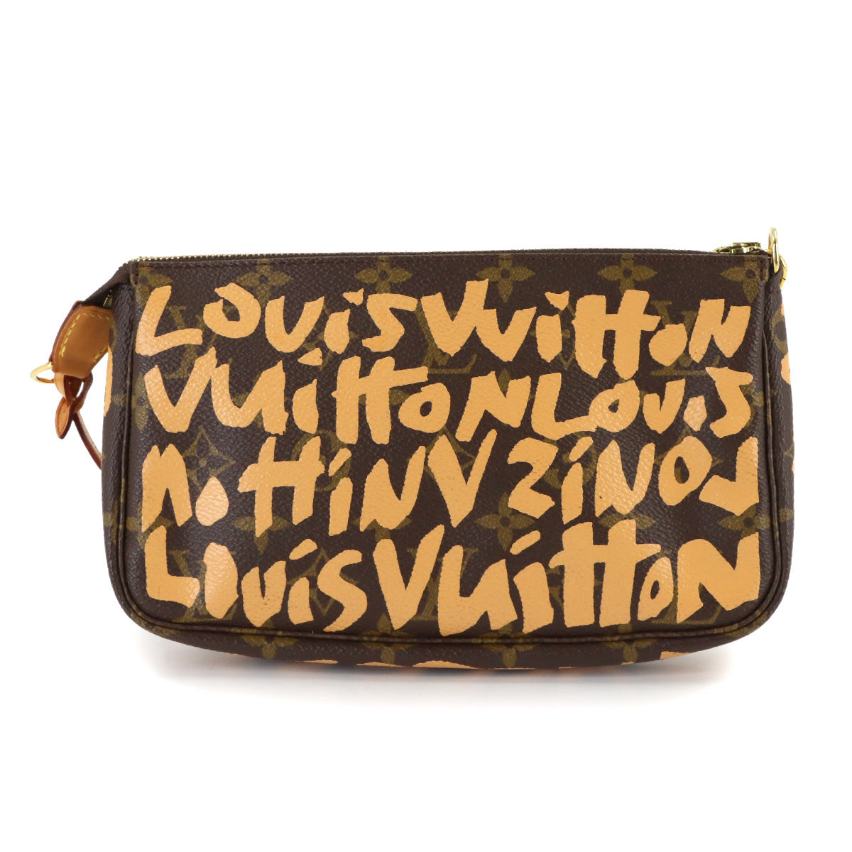 Monogram Graffiti Pochette Accessoires Pouch Peach M92193