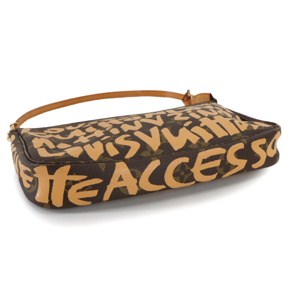 Monogram Graffiti Pochette Accessoires Pouch Peach M92193
