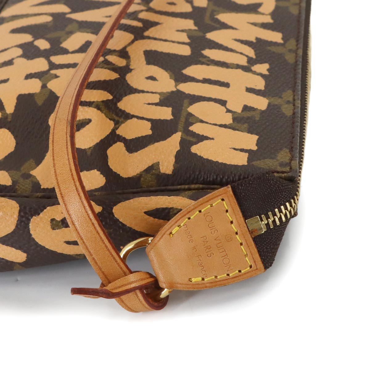 Monogram Graffiti Pochette Accessoires Pouch Peach M92193