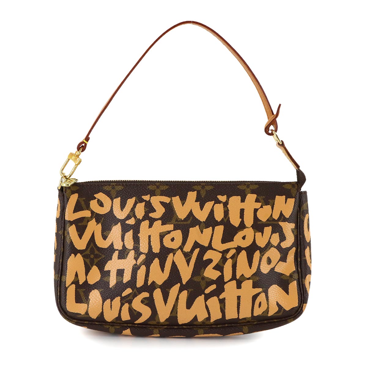 Monogram Graffiti Pochette Accessoires Pouch Peach M92193