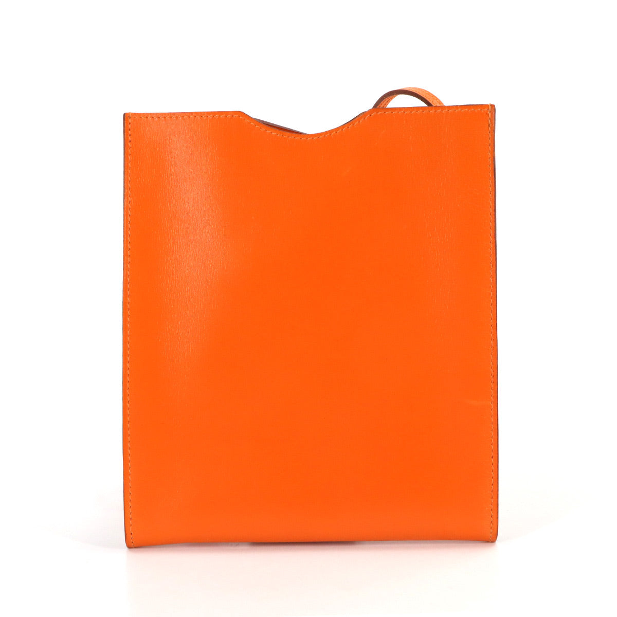 Onimaitou Shoulder Bag Box Calf Orange Purse Pochette