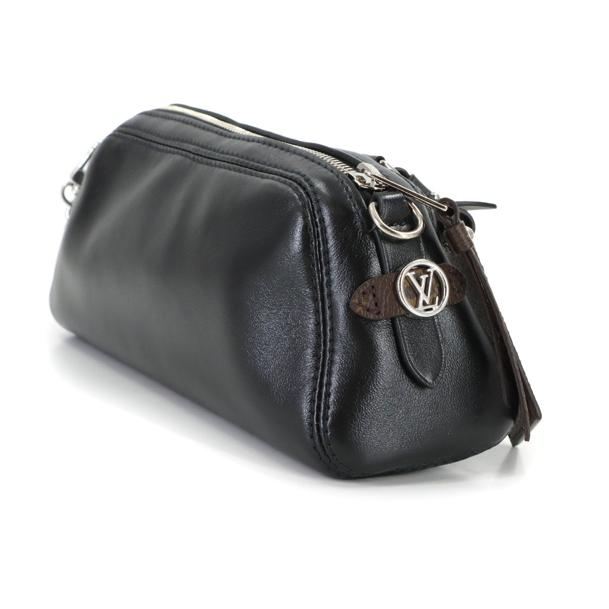 Pochette Vibe Hand Shoulder Bag Leather Black M14544