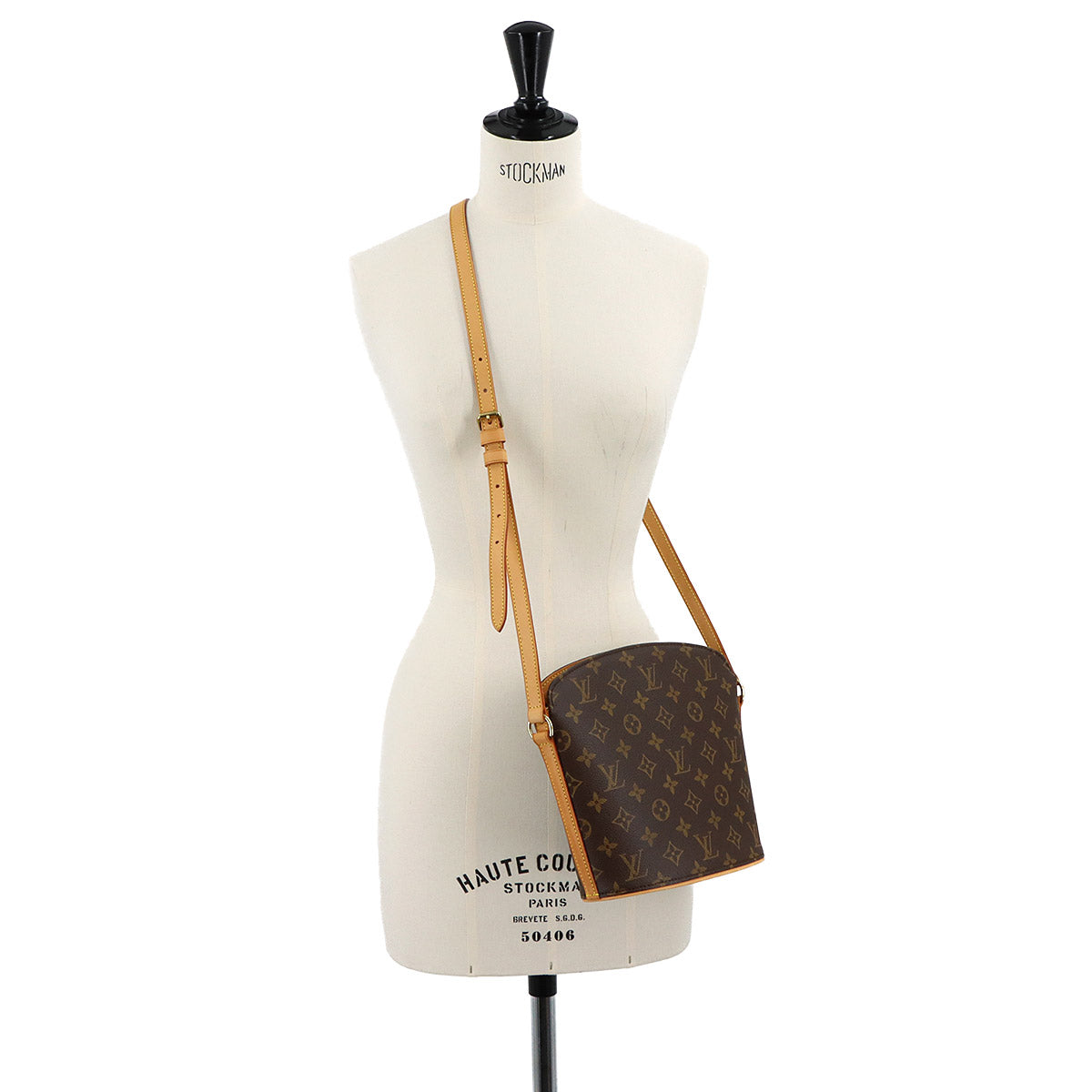 Monogram Drouot Shoulder Bag Brown M51290 Purse