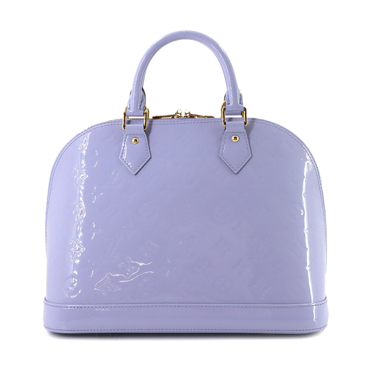 Monogram Vernis Alma PM Hand Bag Lilas M90100 Purse