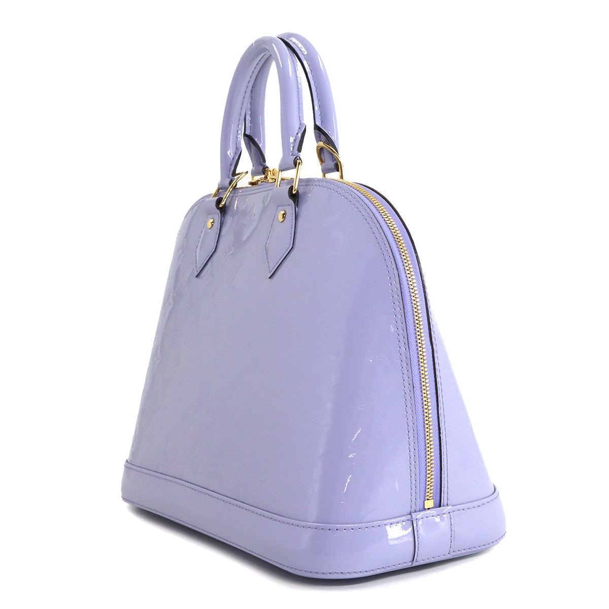 Monogram Vernis Alma PM Hand Bag Lilas M90100 Purse
