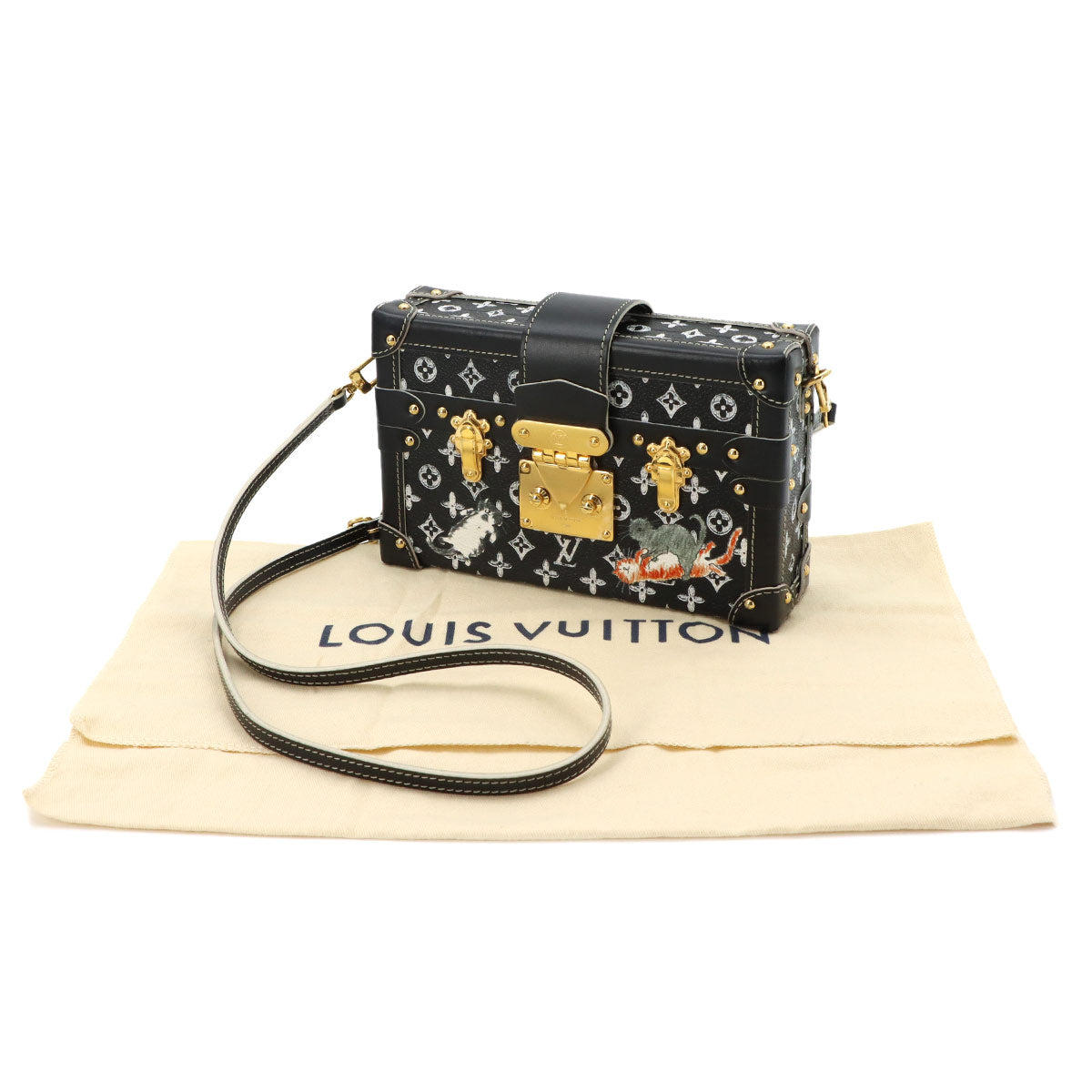 Catgram Petite Malle Shoulder Bag Black M44437