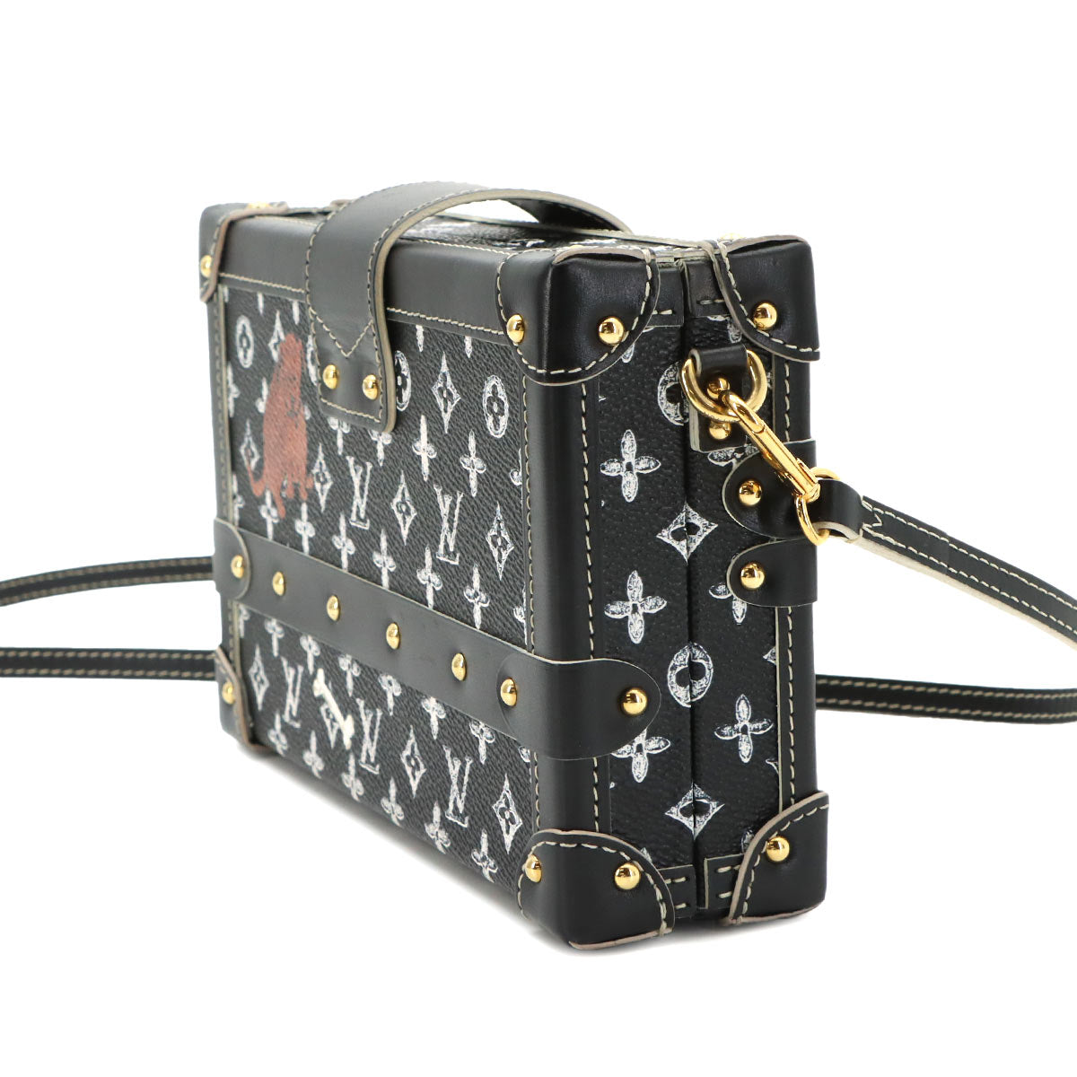 Catgram Petite Malle Shoulder Bag Black M44437