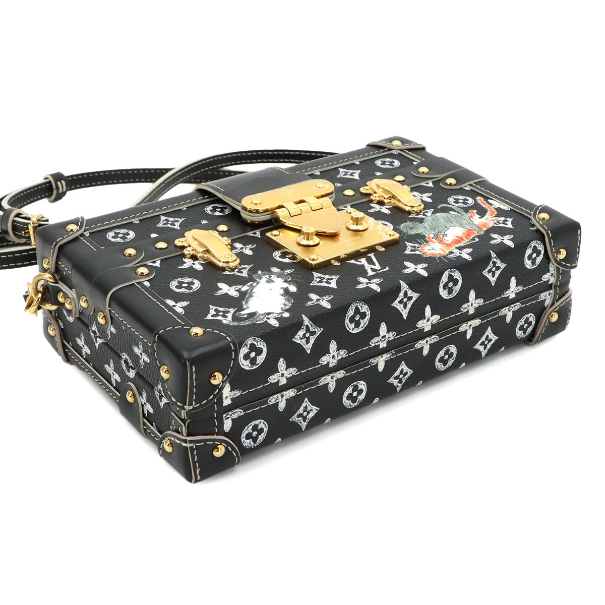 Catgram Petite Malle Shoulder Bag Black M44437