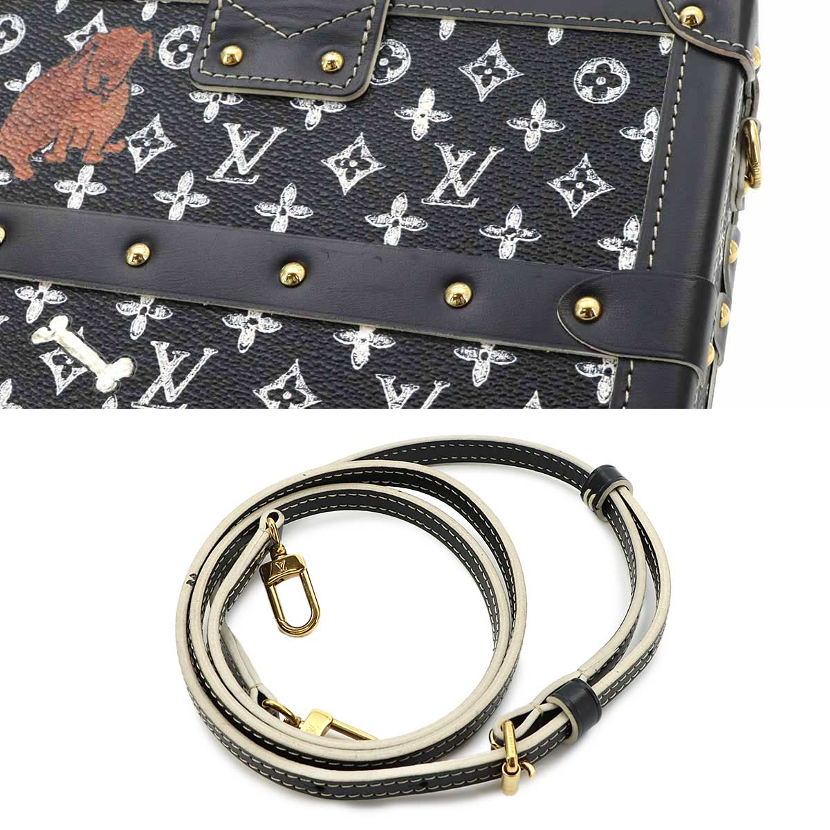 Catgram Petite Malle Shoulder Bag Black M44437