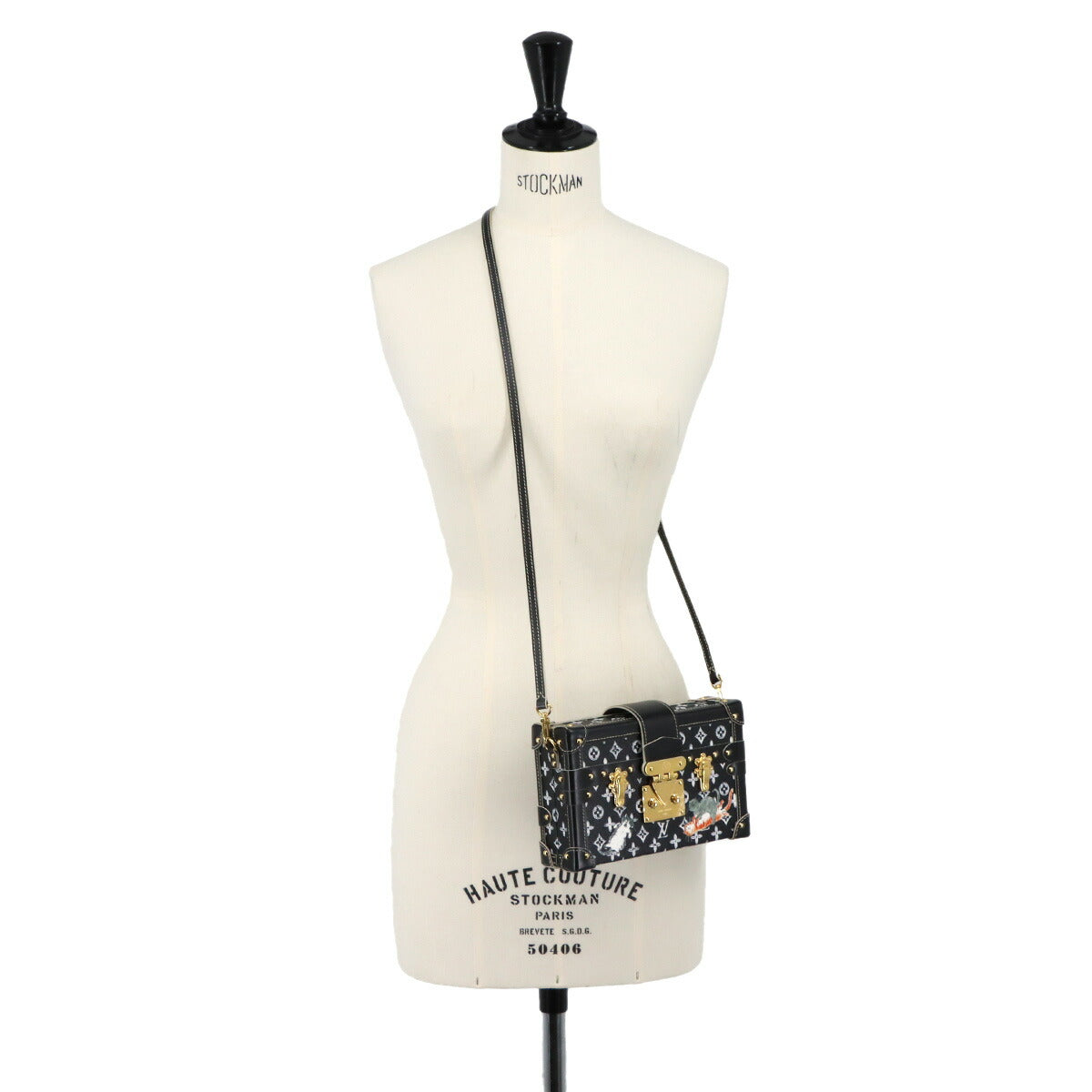 Catgram Petite Malle Shoulder Bag Black M44437