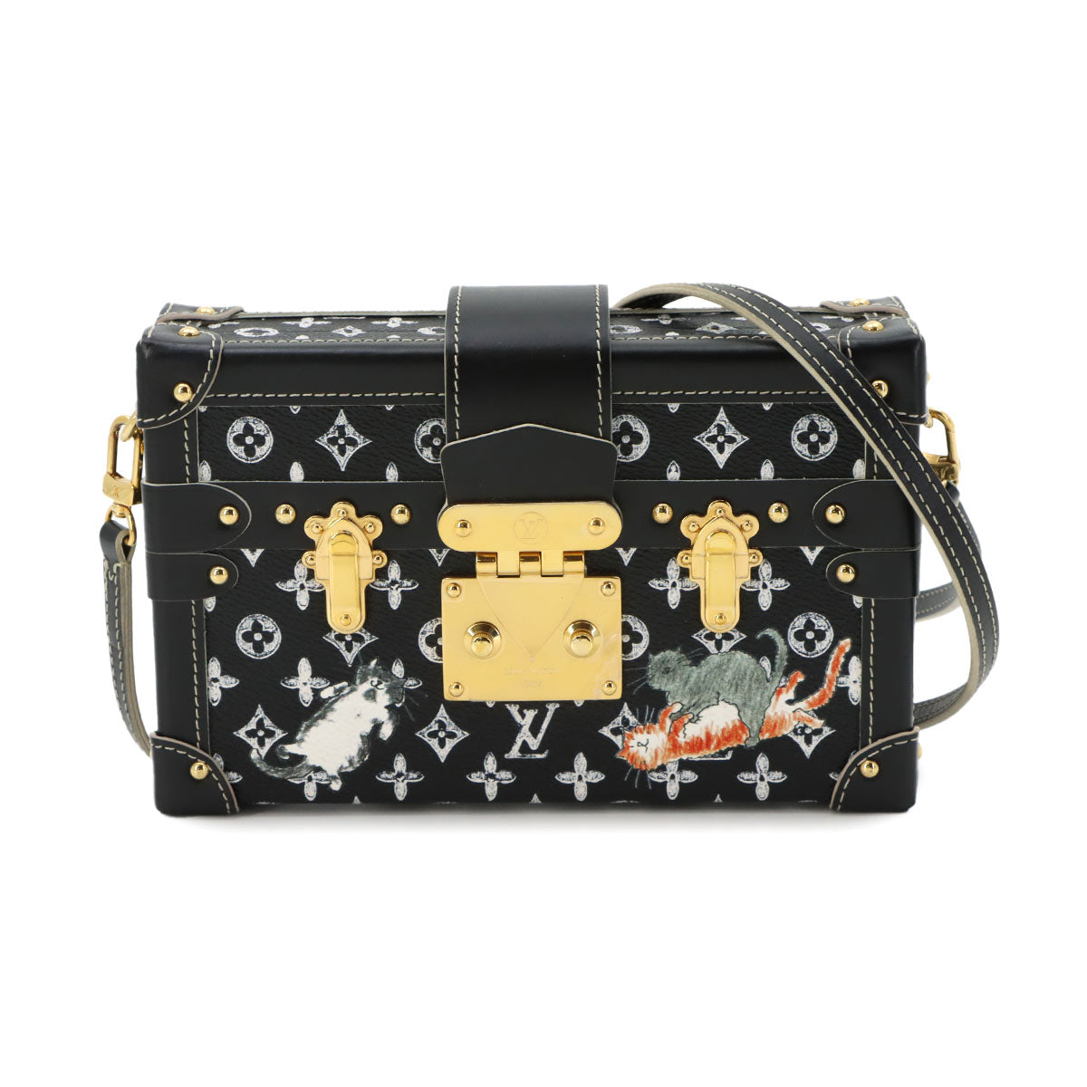 Catgram Petite Malle Shoulder Bag Black M44437