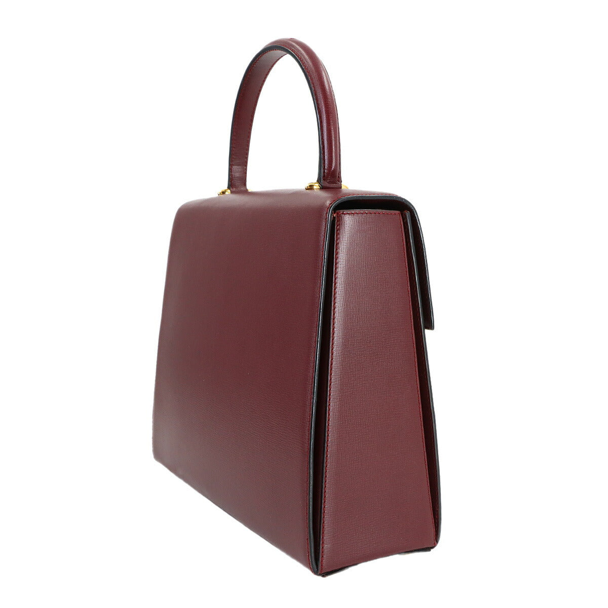 Must Hand Bag Leather Bordeaux Purse