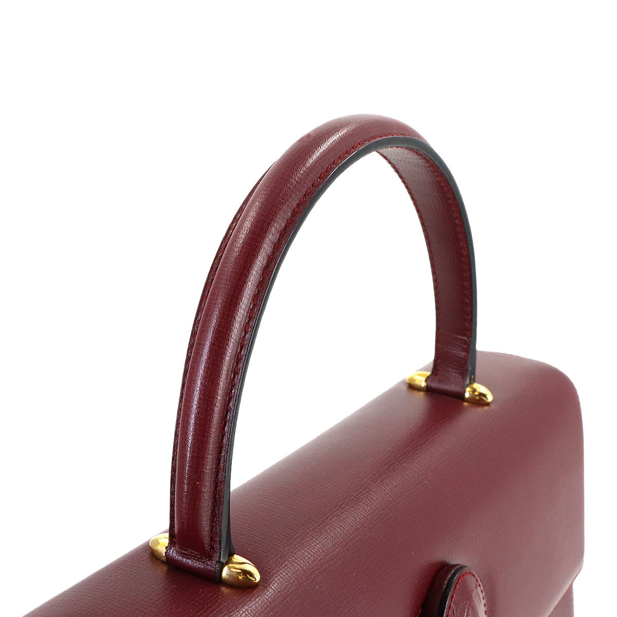 Must Hand Bag Leather Bordeaux Purse
