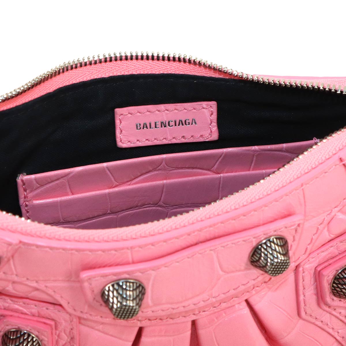 Le Cagole Mini Chain Hand Shoulder Bag Pink 695814
