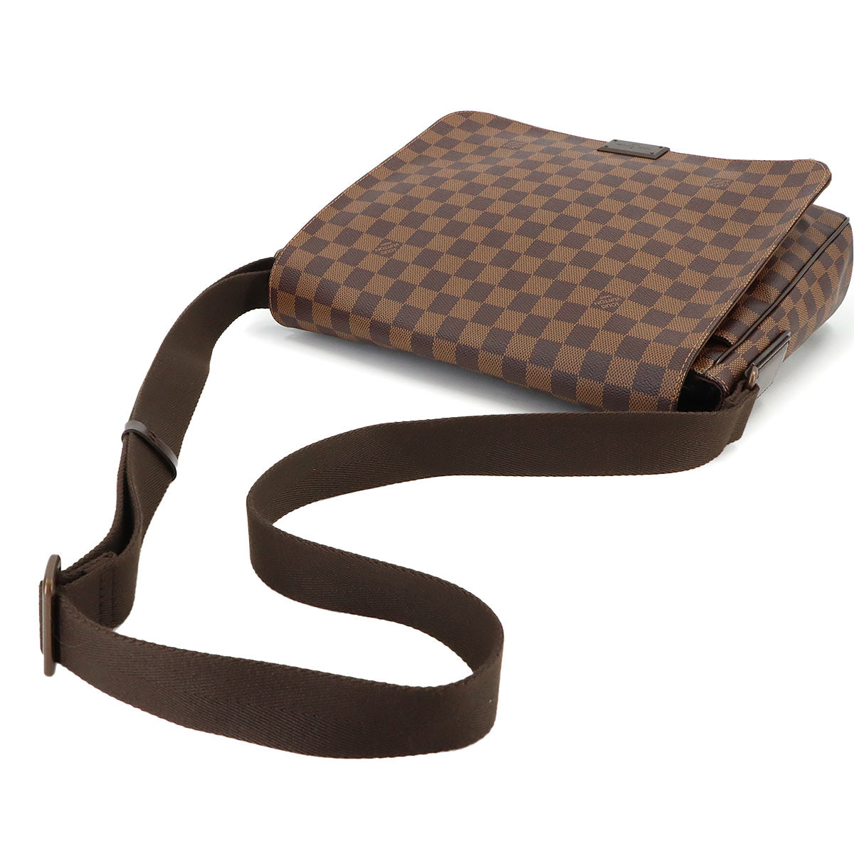 Damier District MM Shoulder Bag Ebene N41212