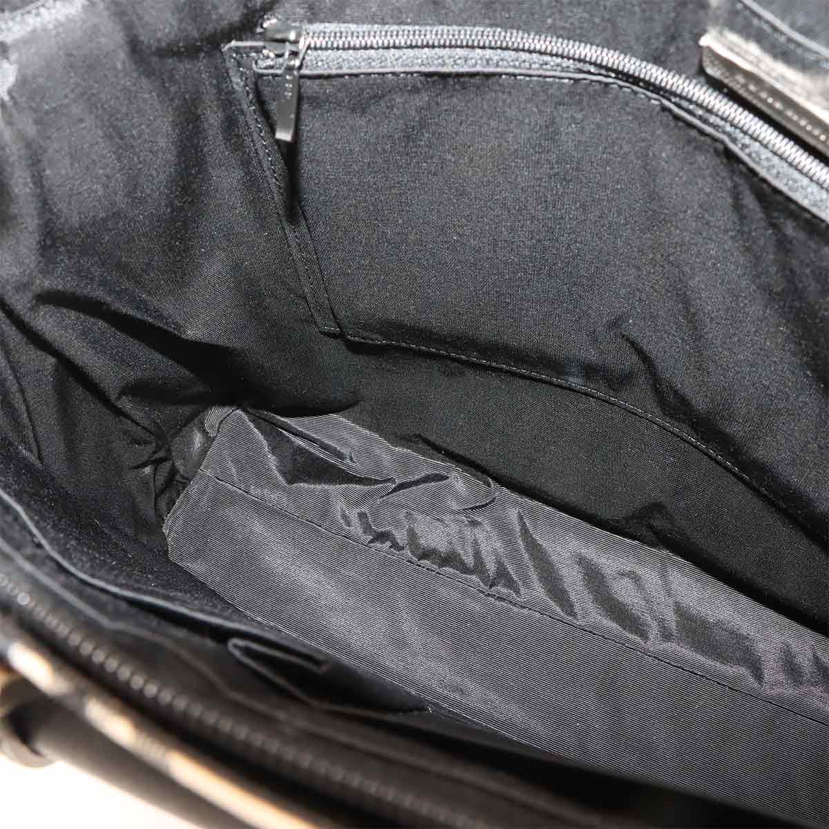 Plaid Tote Bag Canvas Leather Beige Black Purse