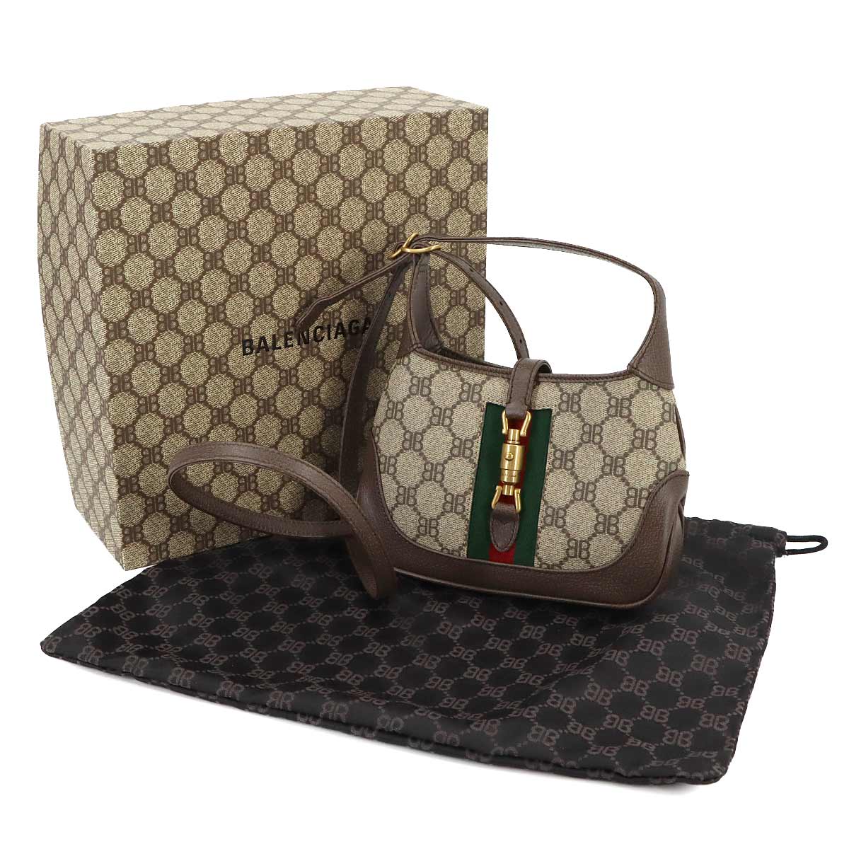 The Hacker Project Jackie 1961 Hand Shoulder Bag Beige 680132